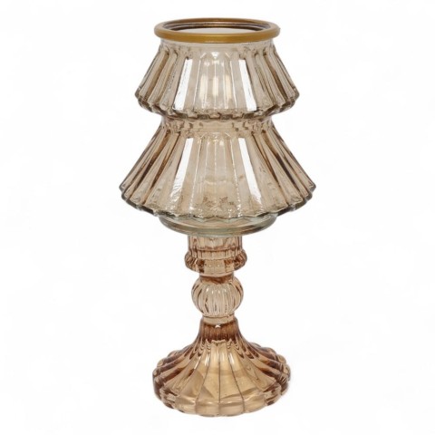 PORTACANDELA VETRO TALLINA H.20.5